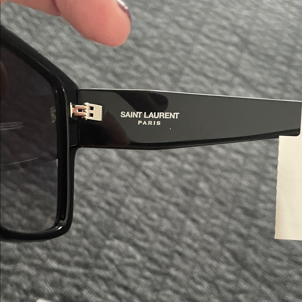 Yves Saint Laurent Black Gradient Sunglasses - Picture 6 of 11